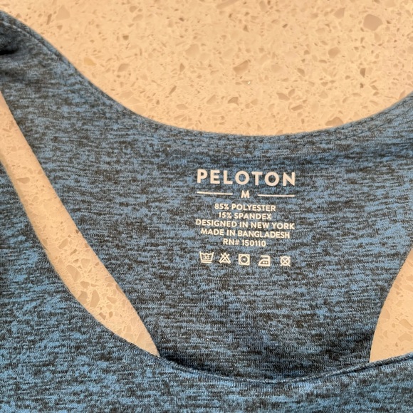 Peloton Embrace Sports Bra Heathered Teal Medium - Picture 4 of 9